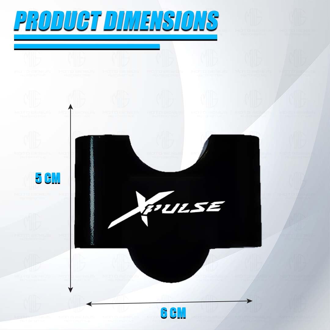 Adjustable Handle Riser for Xpulse 210 Motorbike | Enhances Comfort and Control | Height Riser Clamp Compatible with Xpulse 210 Motorbike-Black - Moto Genius