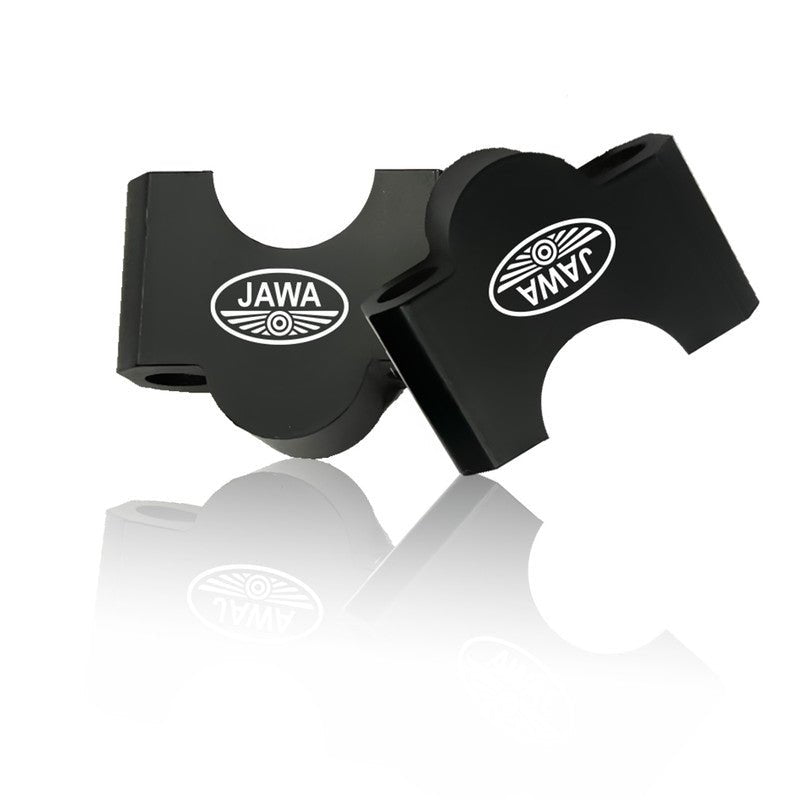 Adjustable Handlebar Riser Clamp Compatible with Jawa 42 Bobber | Height Adjustable Handle Riser for Enhanced Riding Comfort & Control | Heavy-Duty Aluminum Motorcycle Handlebar Mount - Moto Genius