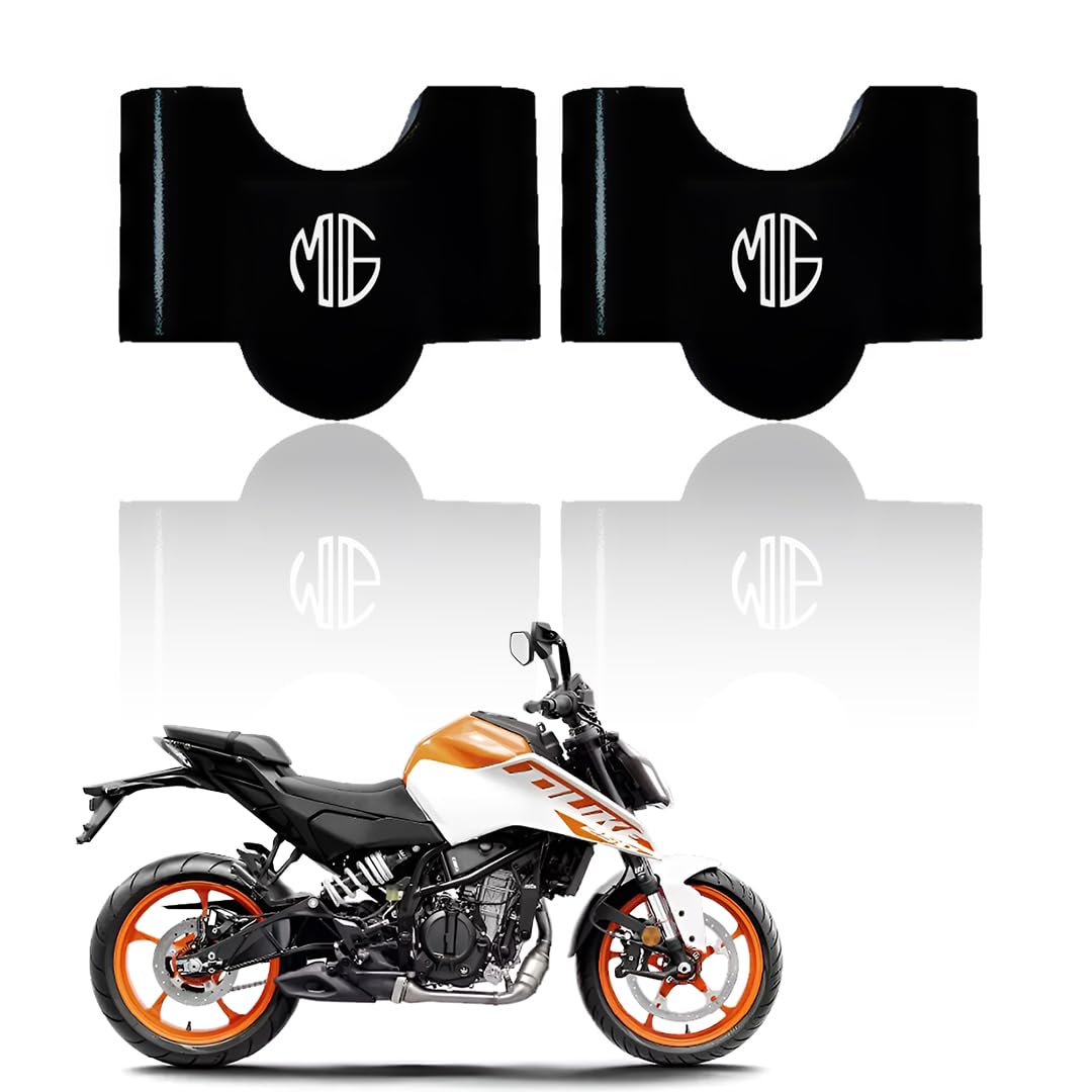 Adjustable Handlebar Riser Clamp for KTM Adventure 250/390 Gen3 | Ergonomic Height Riser for Enhanced Comfort & Control | CNC Aluminum Pivot Mount | Easy Installation-Black - Moto Genius
