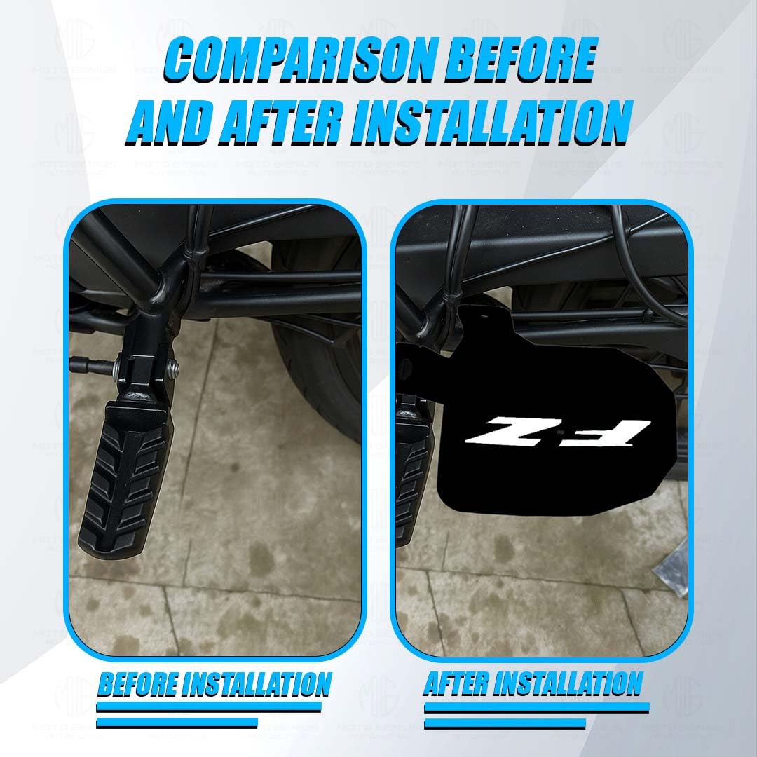 Adjustable Motorcycle Foot Pegs for Yamaha FZ | Durable, Comfortable Foot Rests for Adventure & Touring | Easy Installation (Right & Left Side) - Moto Genius