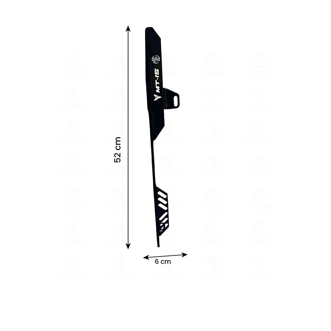 Bike Chain Cover for MT 15 - Durable and Lightweight Protector for Optimal Chain Performance | Easy Installation, Fits in MT 15 Model-Black - Moto Genius