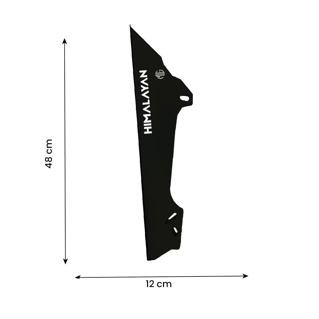 Bike Chain Cover for RE Himalayan 450 | Durable and Lightweight Protector for Optimal Chain Performance | Easy Installation-Black - Moto Genius
