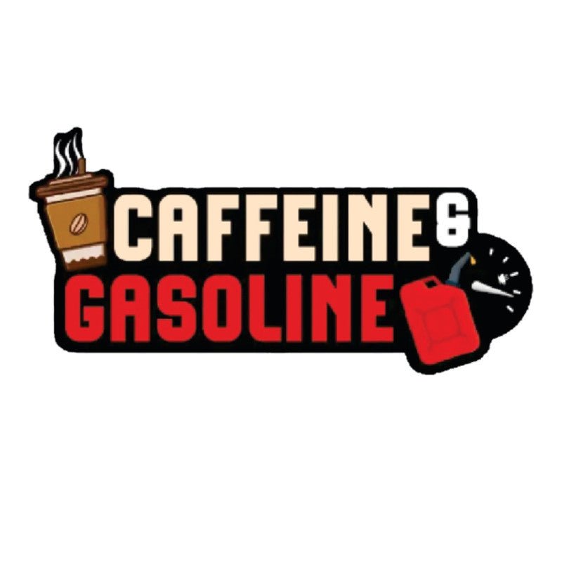 Caffeine-gasoline 3D Vinyl Sticker Waterproof Decals for Motorcycle, Helmet & Laptop | Edgy Aesthetic Stickers for Bikes and cars - Moto Genius