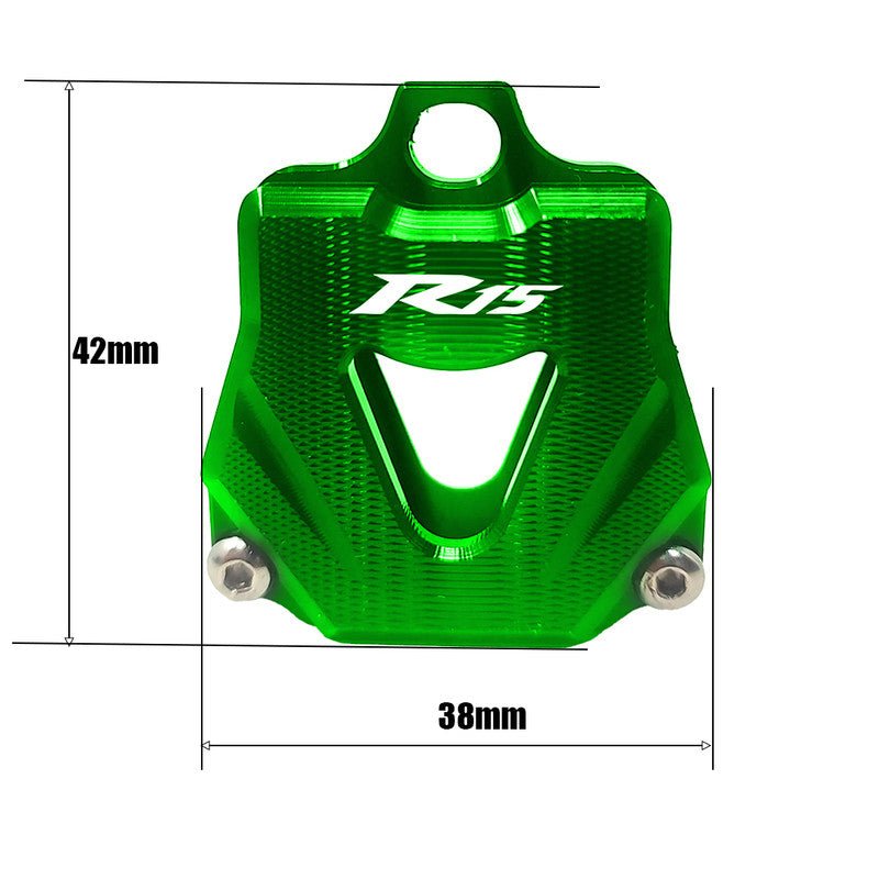 CNC Aluminum Key Shell Case Cover for R15 V1 V2 V3 V4 Motorbike | Premium Protection with Stylish Finish-Green - Moto Genius