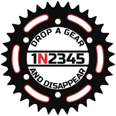 Drop-a-Gear-and-Disapear-SPC-15 Vinyl Sticker Waterproof Decals for Motorcycle, Helmet & Laptop | Edgy Aesthetic Stickers for Bikes and cars - Moto Genius