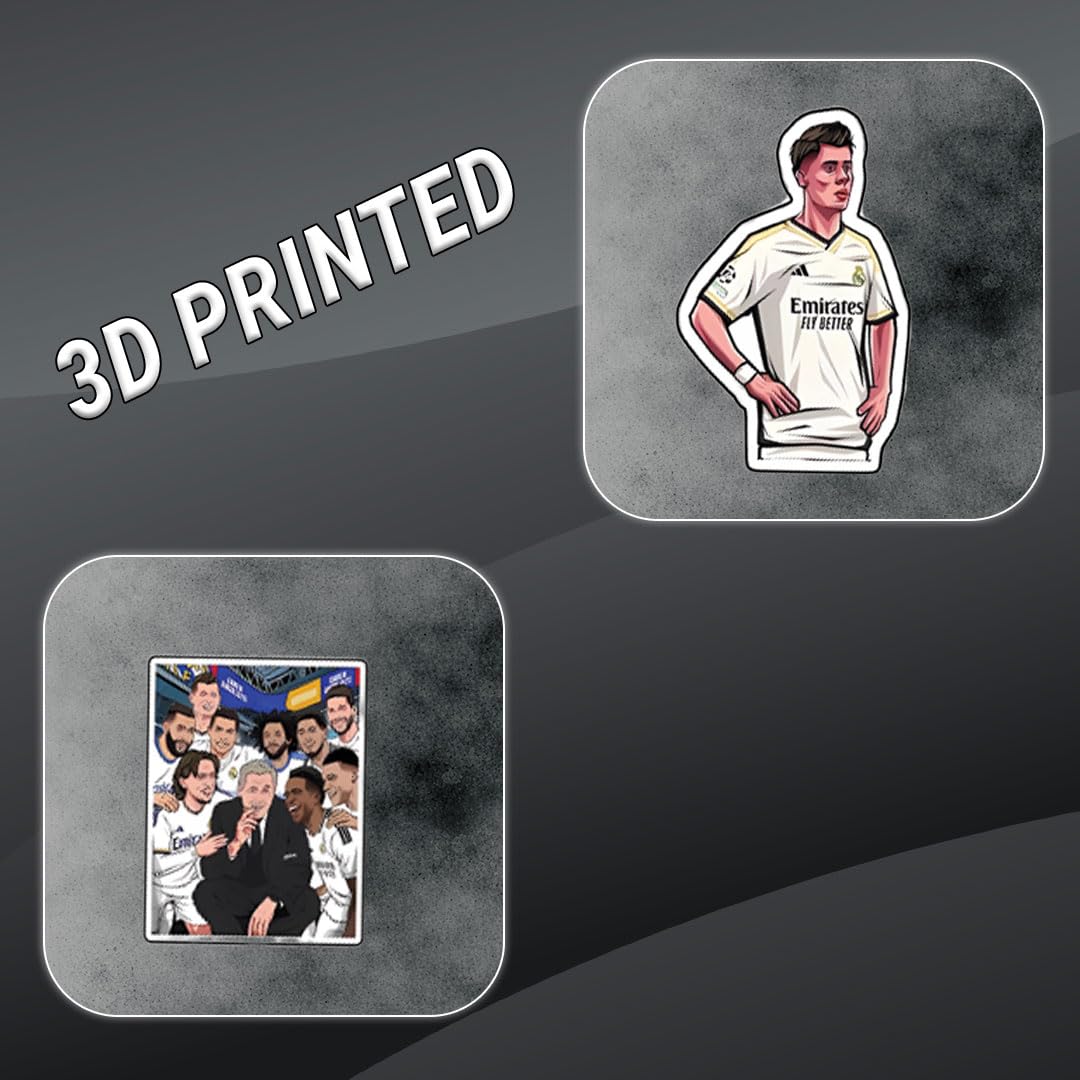 Football Player 3D Vinyl Stickers – Waterproof Fade-Proof Self-Adhesive Decal for Laptop, Mobile Case, Helmet, Bike, Car & Notebook | Multipurpose Football Art Stickers - Moto Genius