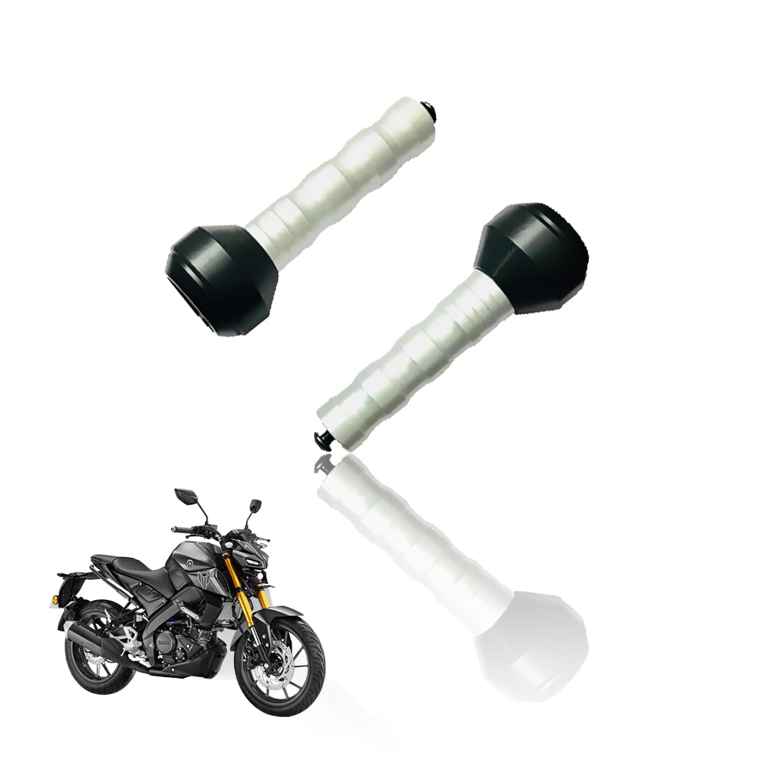Frame Slider Crash Protection Guard for MT 15 | Premium Motorcycle Protector for Enhanced Safety and Stability | Easy Installation, Durable Design-Grey - Moto Genius