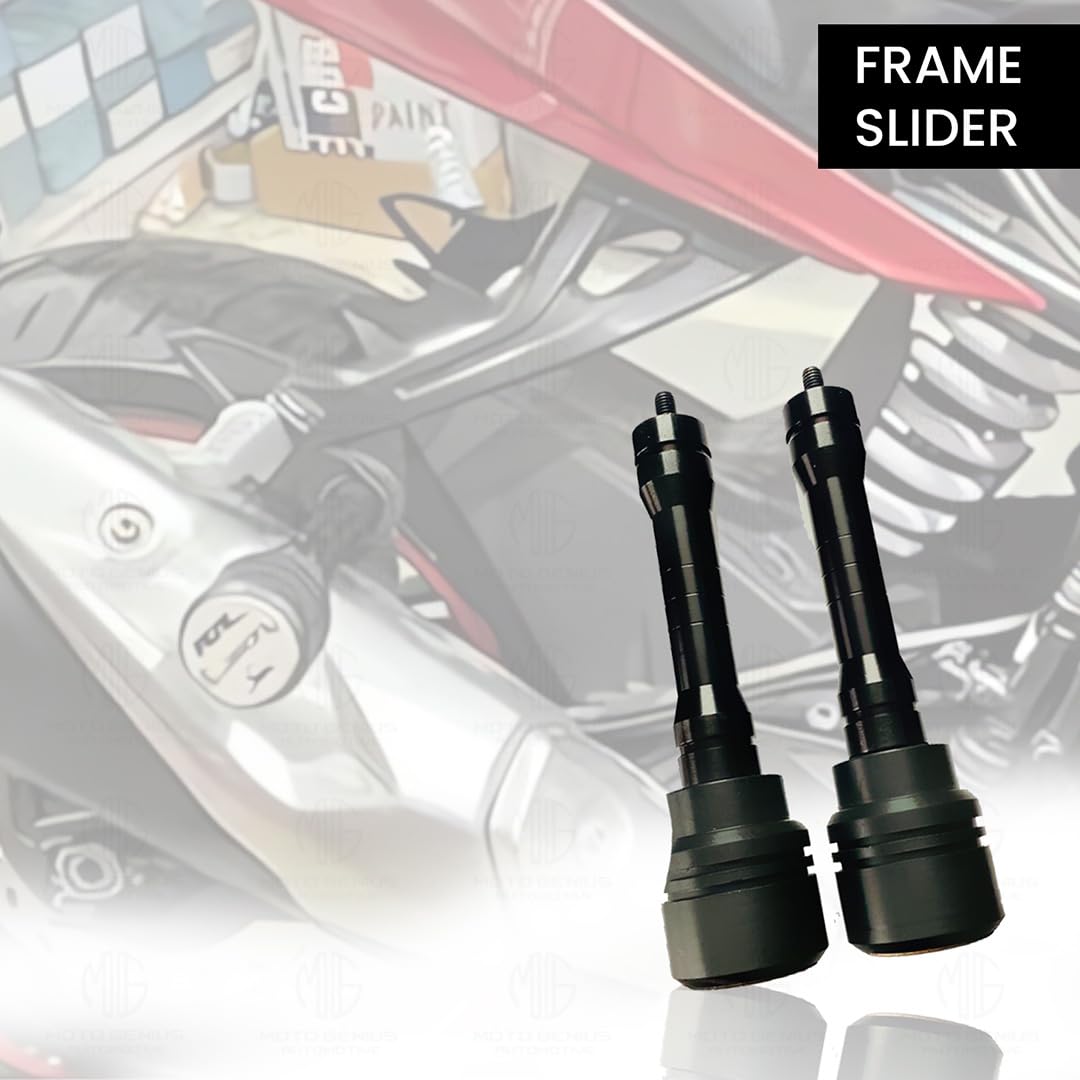 Frame Slider Crash Protection Guard for RR310 Motorbike | Premium Motorcycle Protector for Enhanced Safety and Stability | Easy Installation, Durable Design-Black - Moto Genius