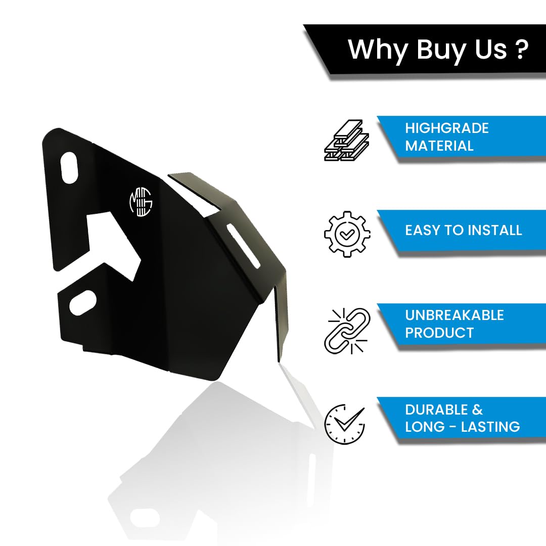 Front Disc Brake Caliper Guard for Himalayan 450 | Premium Durable Protection & Stylish Upgrade for Enhanced Performance-Black - Moto Genius