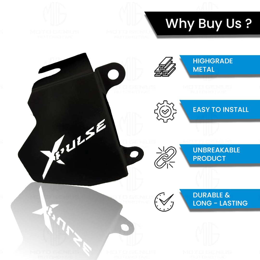 Front Disc Brake Caliper Guard for Xpluse Motorbike | Premium Durable Protection & Stylish Upgrade for Enhanced Performance-Black - Moto Genius