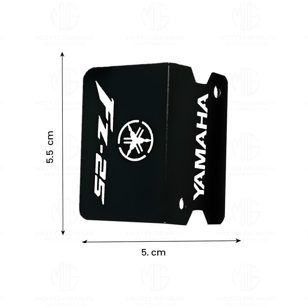 Front Disc Brake Fluid Reservoir Cap for FZ-25 Motorbike | Durable, Leak-Proof Replacement Cover for Enhanced Brake Performance-Black - Moto Genius