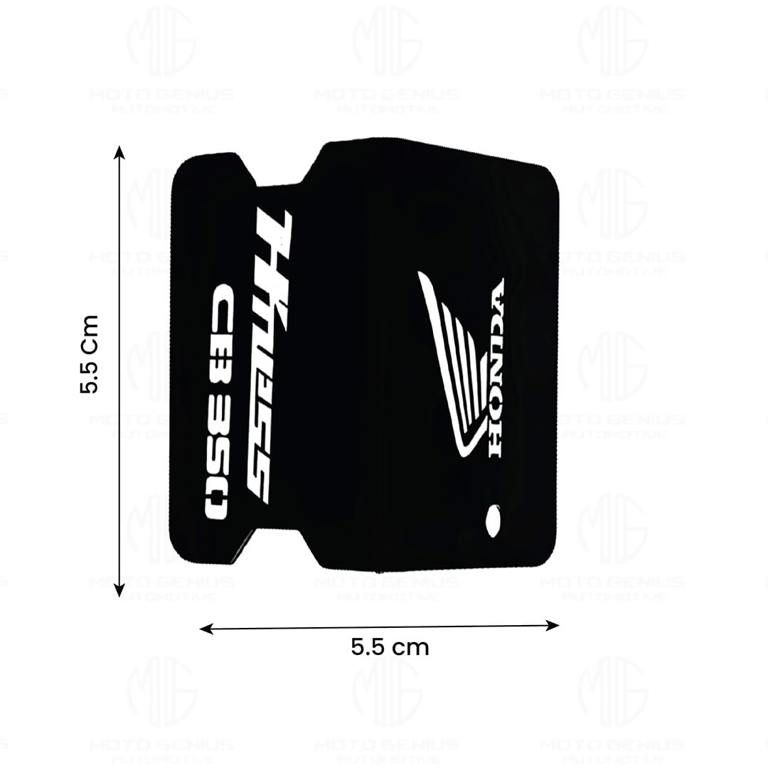 Front Disc Brake Fluid Reservoir Oil Cap for Honda Hnees CB 350 Motorbike | Replacement for Enhanced Durability and Performance-Black - Moto Genius
