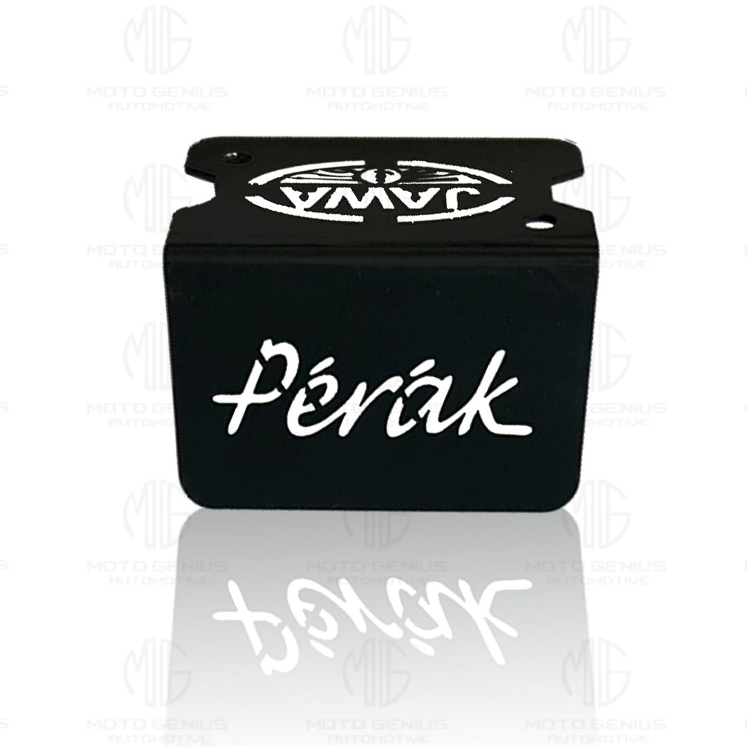 Front Disc Brake Fluid Reservoir Oil Cap for JAWA PERAK Motorbike | Replacement for Enhanced Durability and Performance-Black - Moto Genius