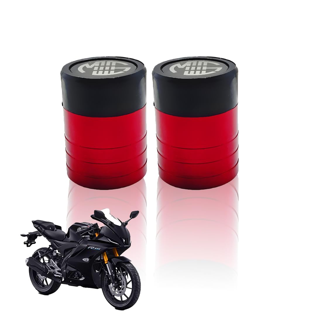 Front Wheel Fork Sliders Crash Protectors for R15 V4 | High Strength Crash Protectors for Enhanced Safety-Red - Moto Genius