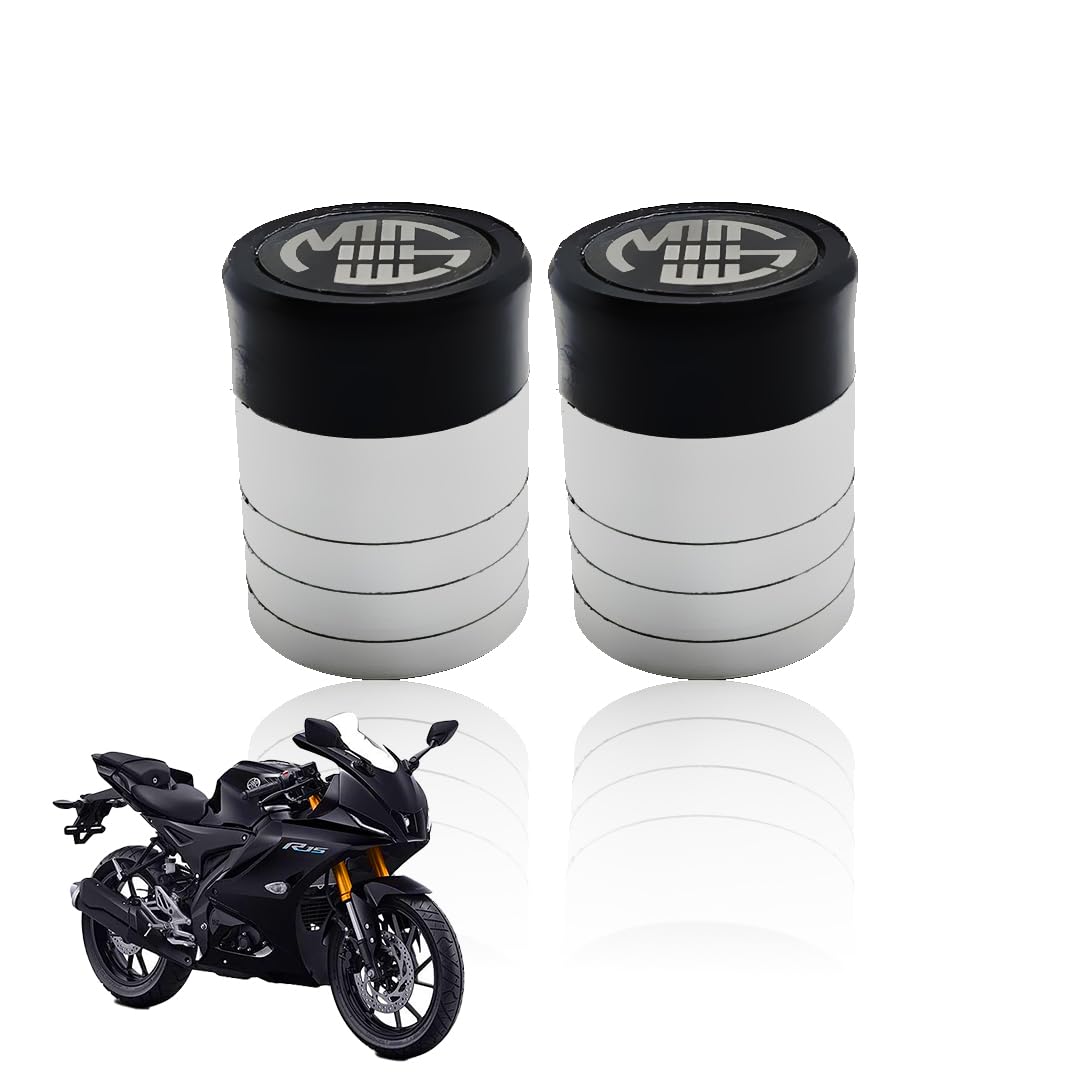 Front Wheel Fork Sliders Crash Protectors for R15 V4 | High Strength Crash Protectors for Enhanced Safety-Grey - Moto Genius