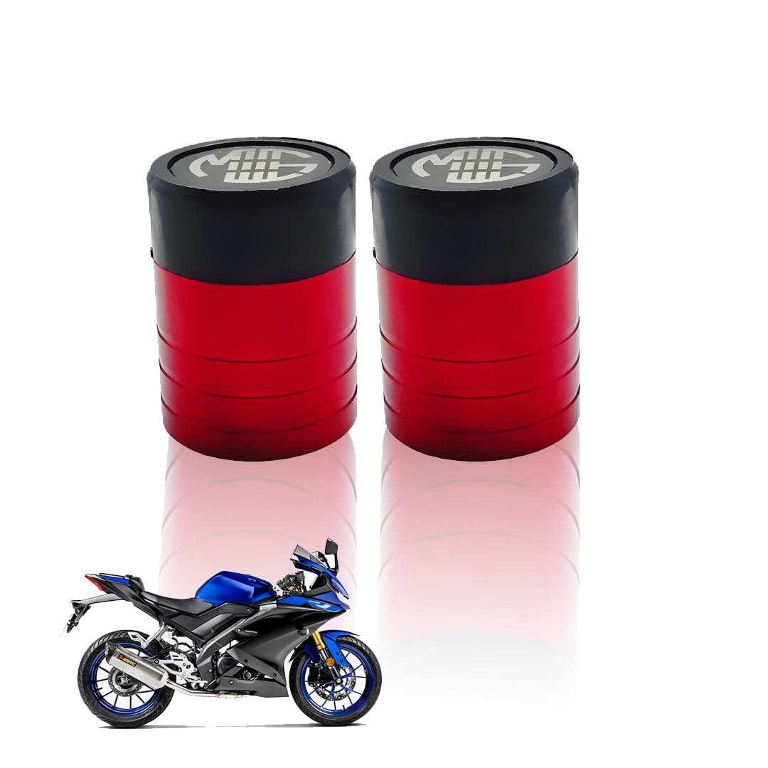 Front Wheel Fork Sliders Crash Protectors | High Strength Crash Protectors for Enhanced Safety-Red - Moto Genius