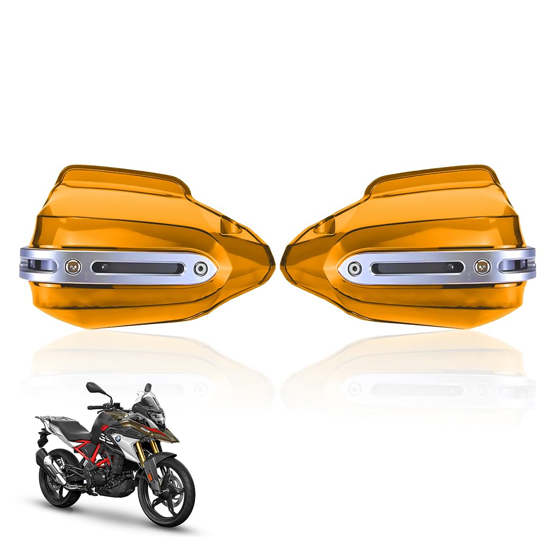 Hand Guards for BMW Motorcycle | Wind Deflectors for Hand Safety and Protection While Riding-Gold - Moto Genius