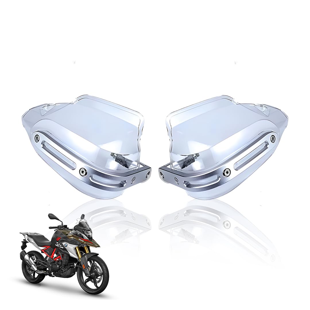 Hand Guards for BMW Motorcycle | Wind Deflectors for Hand Safety and Protection While Riding-Transparent - Moto Genius