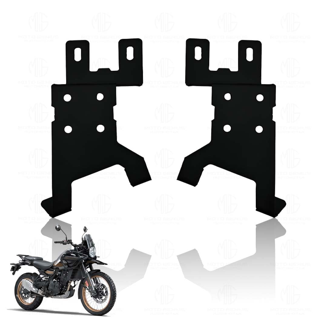 Himalayan 450 Jerry Can Mount | Heavy Duty Mounting Bracket for Jerry Cans |Rugged Design for Adventure Riding (Pack of 2)-BLACK - Moto Genius