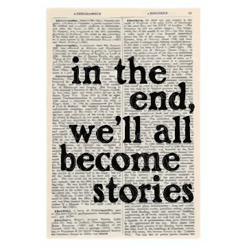In the End we ll all become stories Vinyl Sticker Waterproof Decals for Motorcycle, Helmet & Laptop | Edgy Aesthetic Stickers for Bikes and cars - Moto Genius