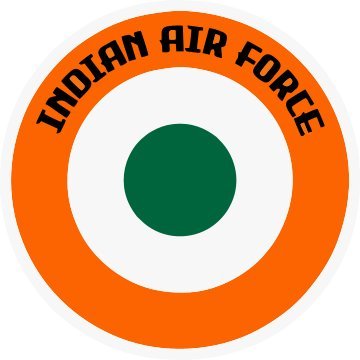Indian Air Force Vinyl Sticker Waterproof Decals for Motorcycle, Helmet & Laptop | Edgy Aesthetic Stickers for Bikes and cars - Moto Genius