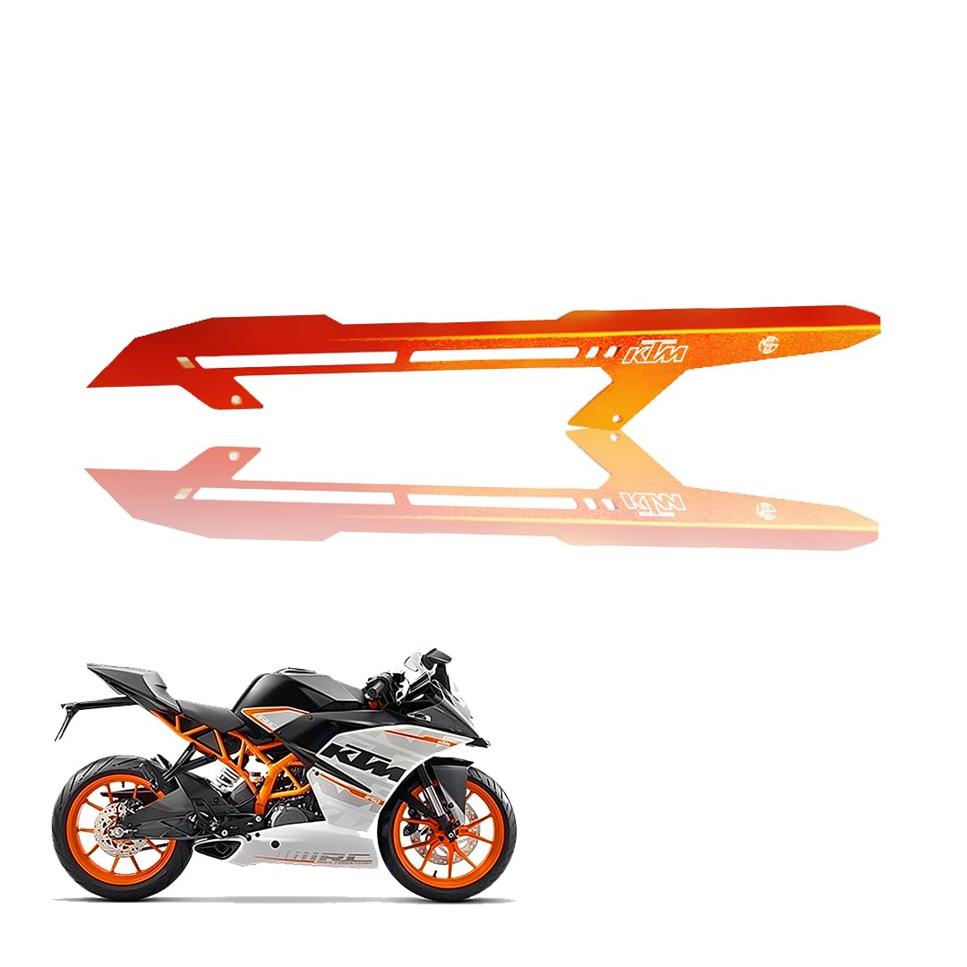 KTM RC Chain Cover - Durable and Lightweight Protector for Optimal Chain Performance | Easy Installation, Fits in RC All Model-Orange - Moto Genius