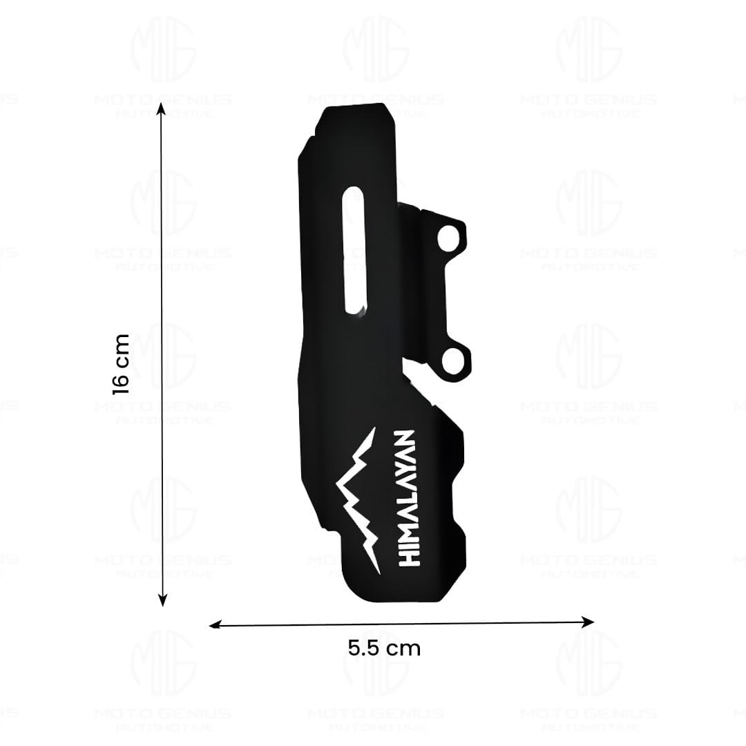 Metal Master Cylinder Guard for RE Himalayan 450 | Heavy-Duty Brake Protection Cover | Impact-Resistant Rear Brake Guard for Motorcycle-Black - Moto Genius