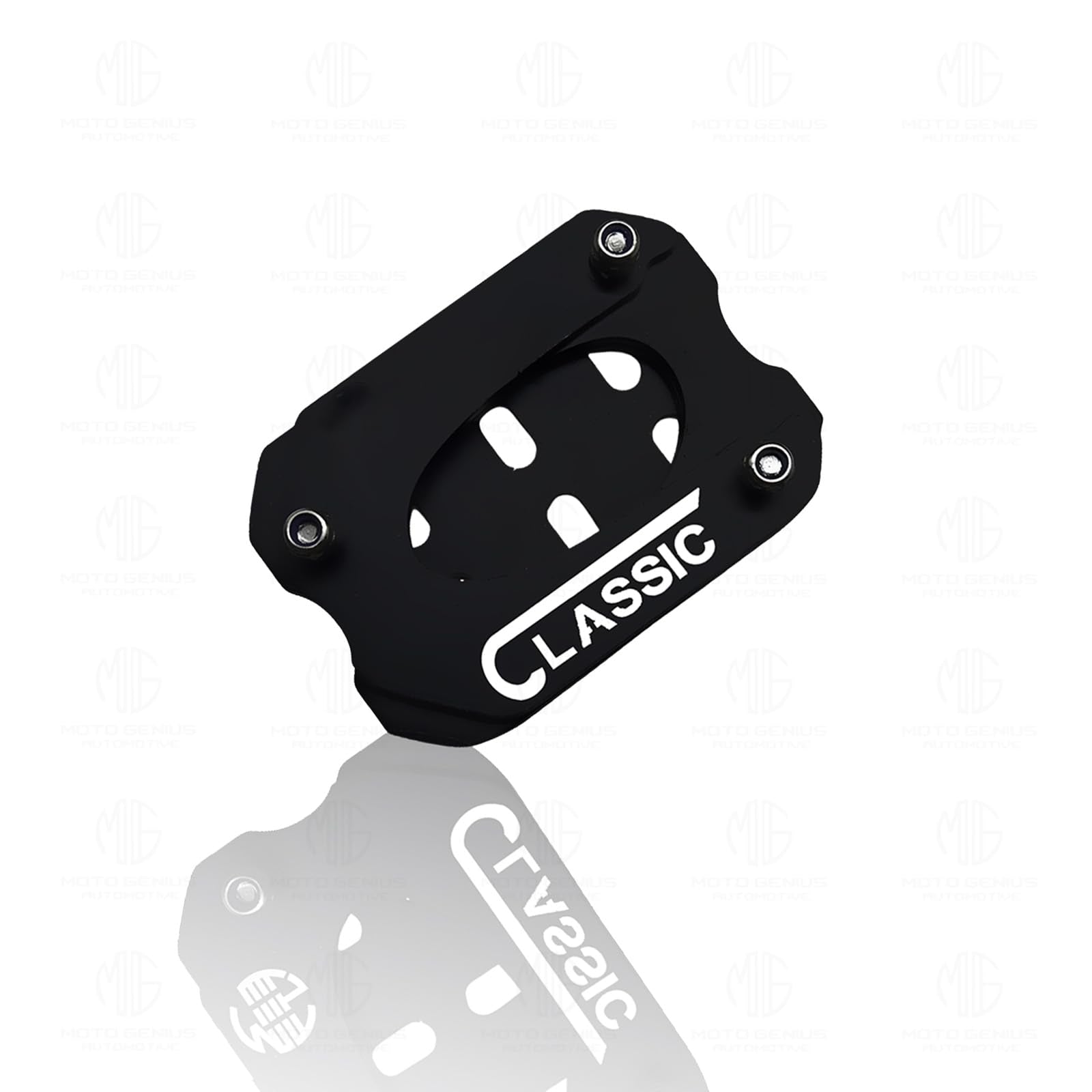 Metal Side Stand Extender for Classic Reborn 350 | Heavy Duty Parking Support and Stability Enhancer-Black - Moto Genius