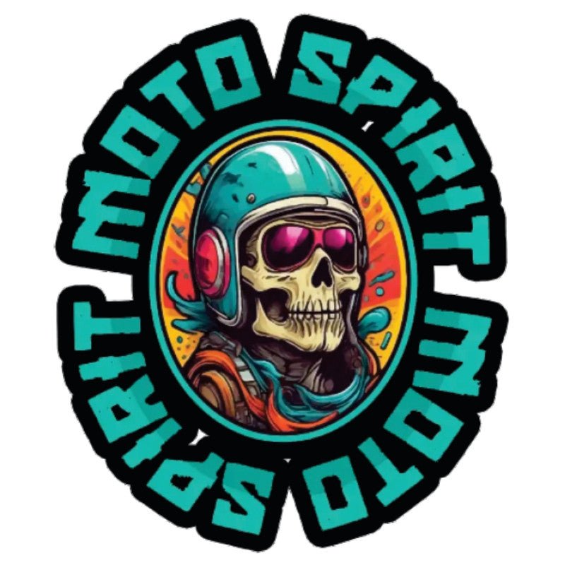 Moto-Spirit 3D Vinyl Sticker Waterproof Decals for Motorcycle, Helmet & Laptop | Edgy Aesthetic Stickers for Bikes and cars - Moto Genius