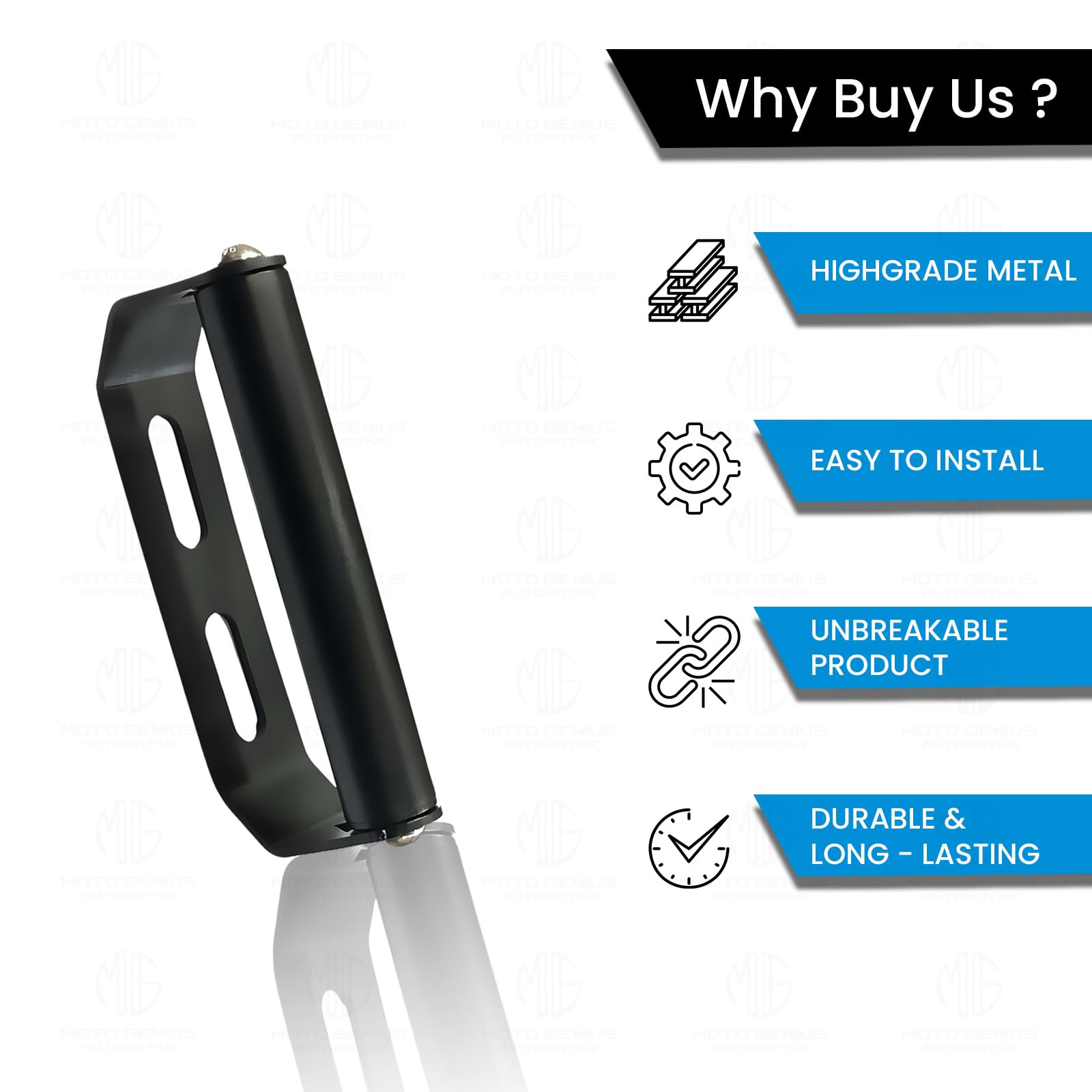 Motorcycle Smartphone GPS Mount for Classic Reborn 350 | Mobile Phone Holder GPS Frame Mount Reborn Bike (Pack of 1) - Moto Genius