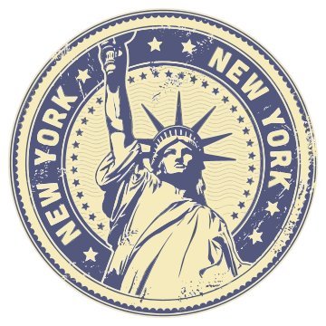 New York Vinyl Sticker Waterproof Decals for Motorcycle, Helmet & Laptop | Edgy Aesthetic Stickers for Bikes and cars - Moto Genius