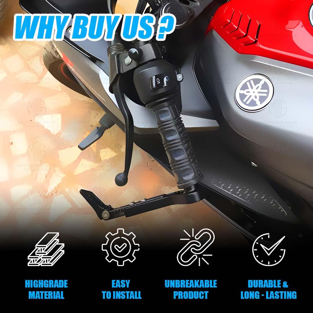 Premium Adjustable CNC Brake Clutch Lever Protector Guard for Motorcycles & Bikes – Universal Fit-Black - Moto Genius