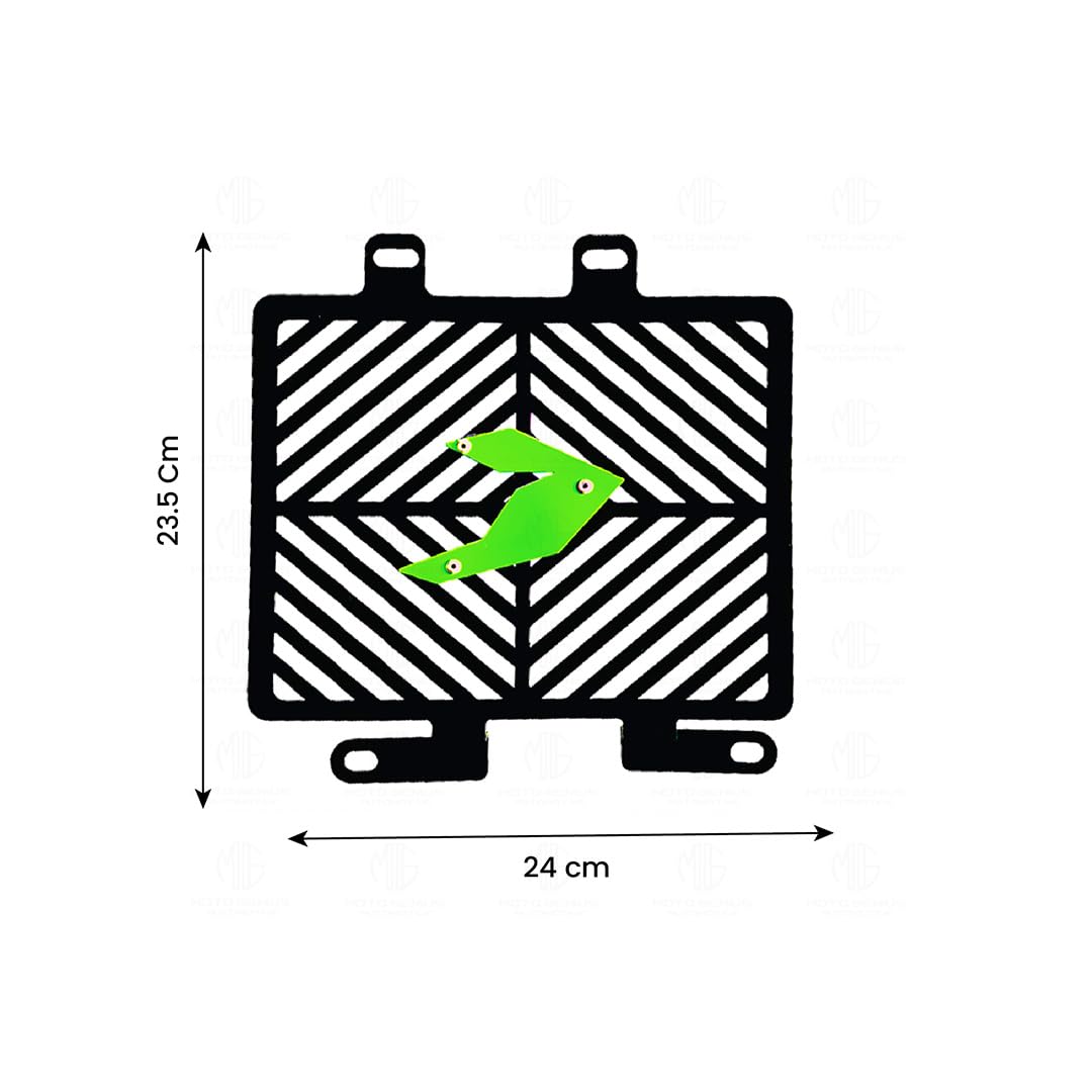 Radiator Guard for Dominar | Durable Metal Protector | Essential Accessory for Motorcycle Radiator Protection | Compatible with Dominar 250 & 400-Black - Moto Genius