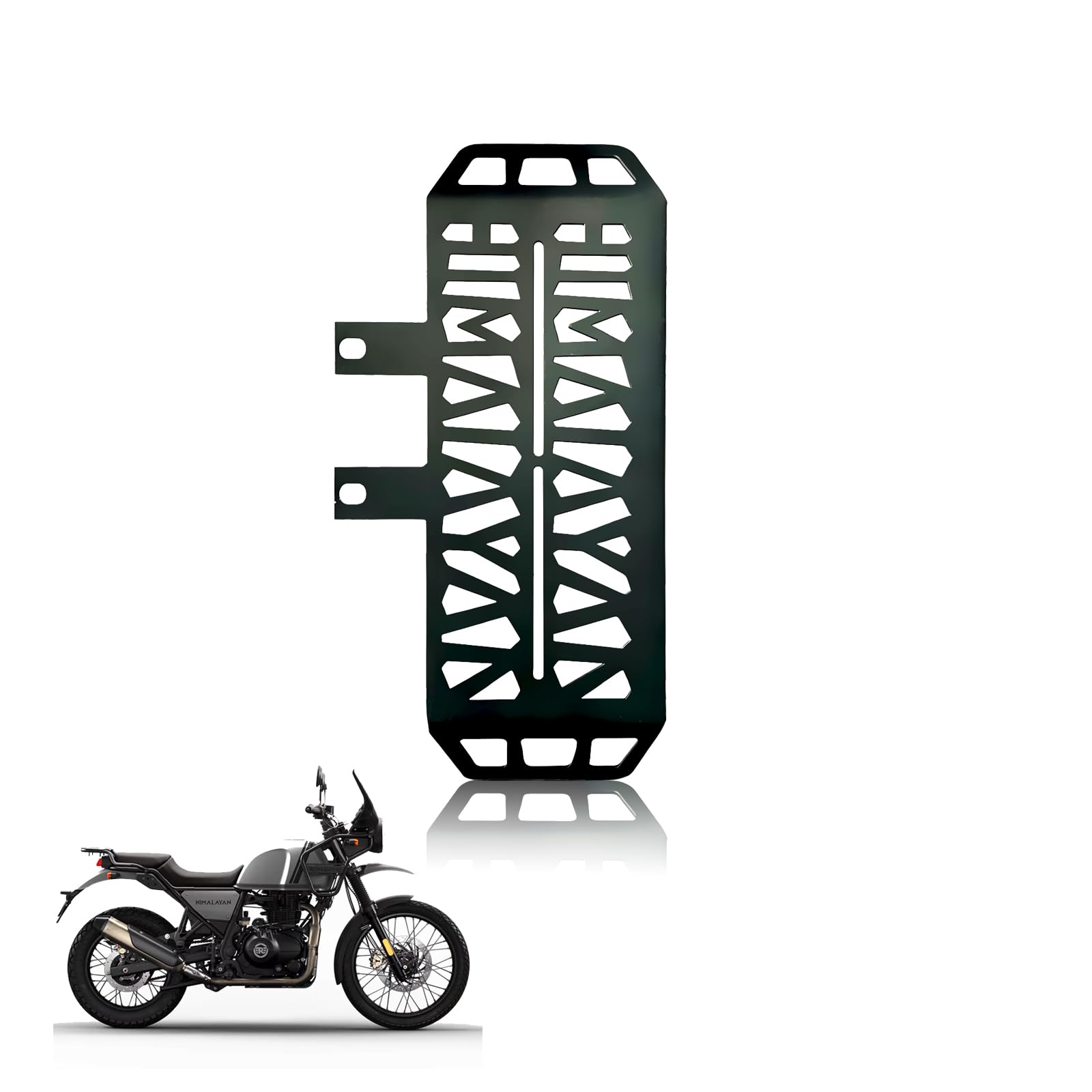 Radiator Guard for Himalayan BS3/BS4/BS6/Scram Motorbike | Durable Metal Protector |Essential Accessory for Motorcycle Radiator Protection (Himalayan)-Himal - Moto Genius