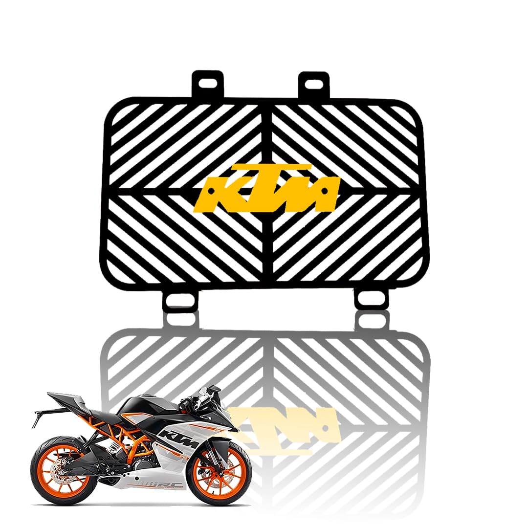 Radiator Guard for KTM Duke and RC All Model | Durable Metal Protector | Essential Accessory for Motorcycle Radiator Protection | Compatible with RC & Duke 125 200 250 390-Black - Moto Genius