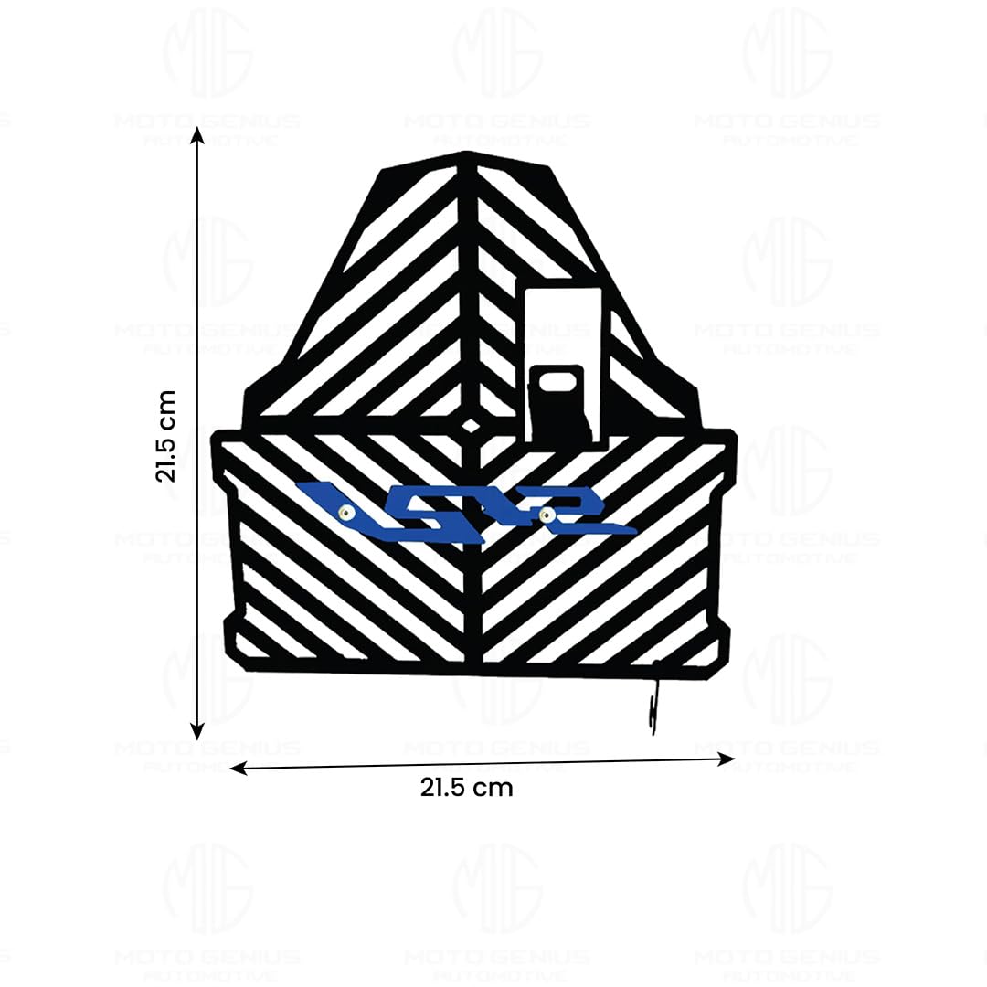 Radiator Guard for R15 V3 | Durable Metal Protector |Essential Accessory for Motorcycle Radiator Protection-Blue - Moto Genius