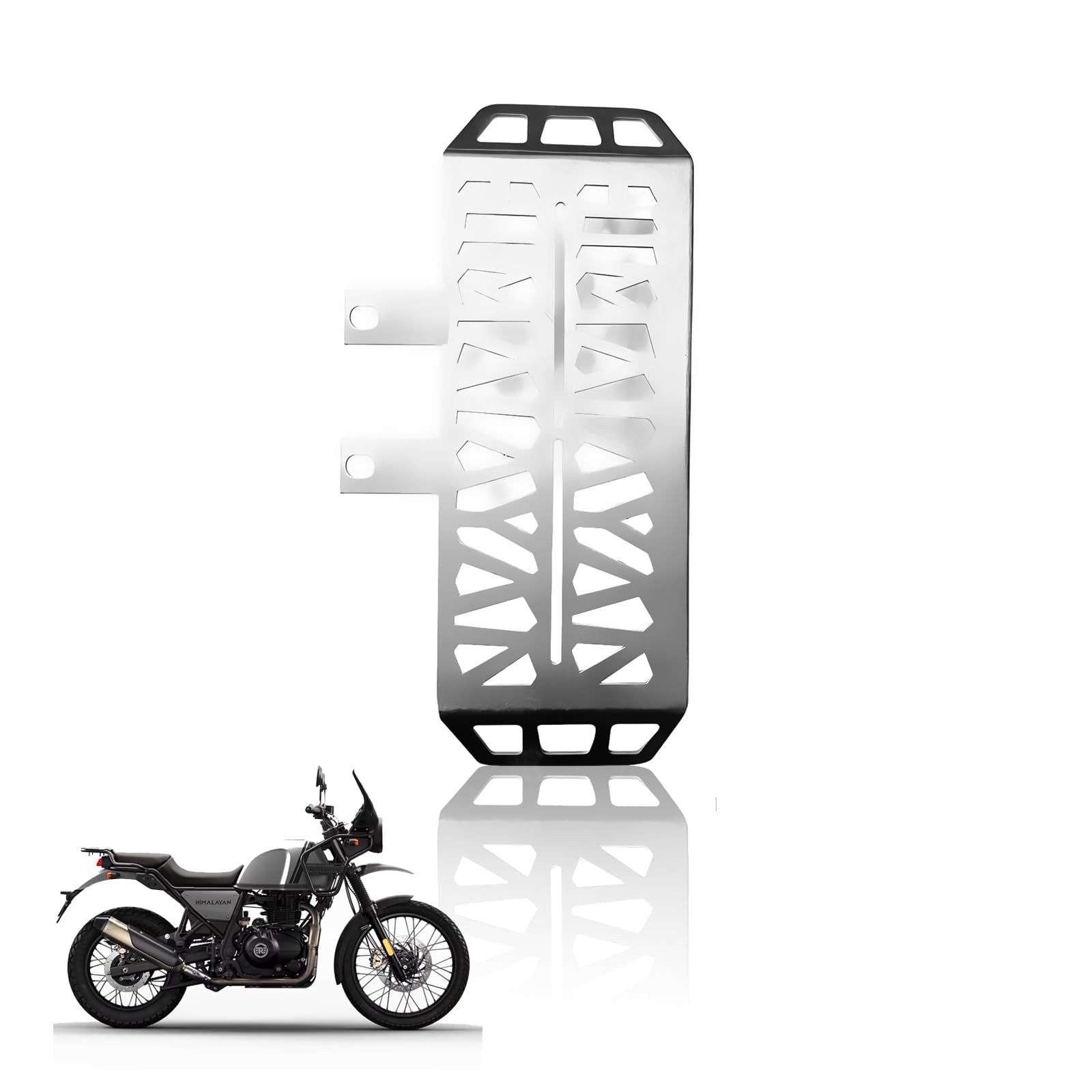 Radiator Guard for RE Himalayan BS3/BS4/BS6/Scram Motorbike | Durable Stainless Steel Protector |Essential Accessory for Motorcycle Radiator Protection (Himalayan)-Himal Design - Moto Genius