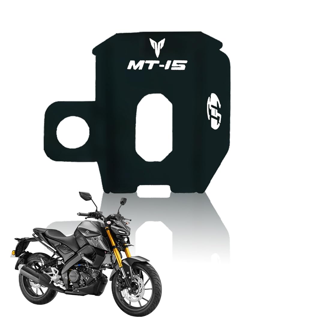 Rear Brake Oil Container Guard for MT 15 | Durable Protection and Stylish Design for Motorcycles-Black - Moto Genius