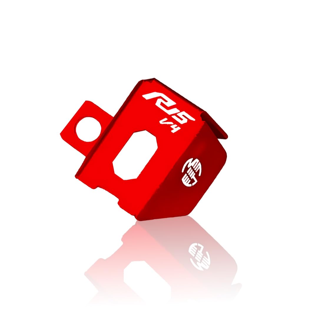 Rear Brake Oil Container Guard for R15 V4 | Durable Protection and Stylish Design for Motorcycles R15-V4-Red - Moto Genius