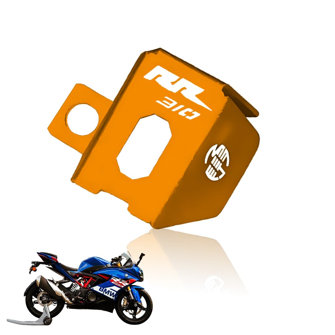 Rear Brake Oil Container Guard for RR310 Motorbike | Durable Protection and Stylish Design for Motorcycles-Gold - Moto Genius