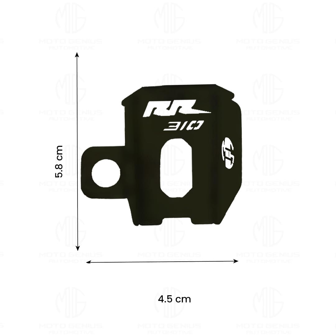 Rear Brake Oil Container Guard for RR310 Motorbike | Durable Protection and Stylish Design for Motorcycles-Black - Moto Genius