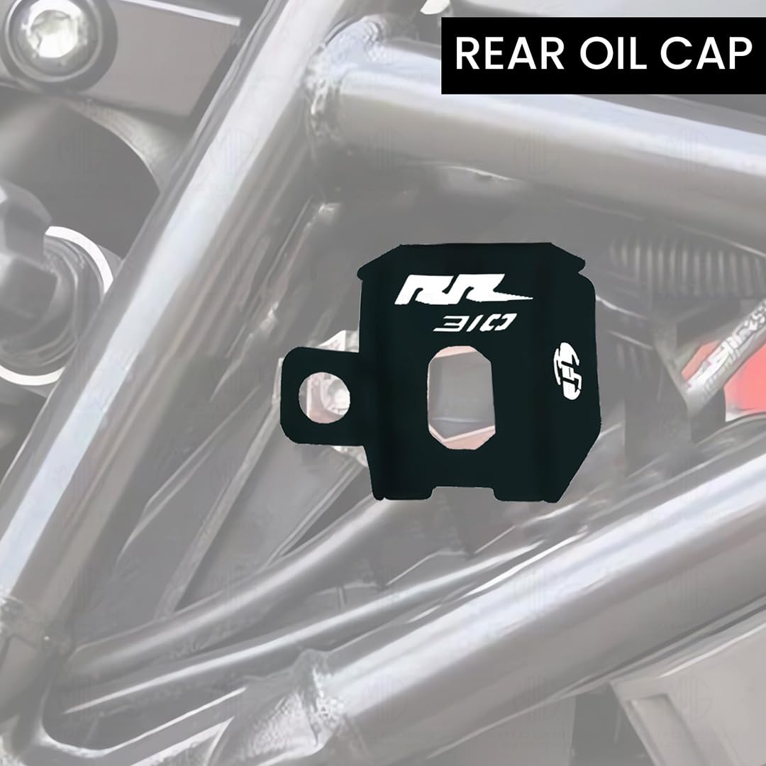 Rear Brake Oil Container Guard for RR310 Motorbike | Durable Protection and Stylish Design for Motorcycles-Black - Moto Genius