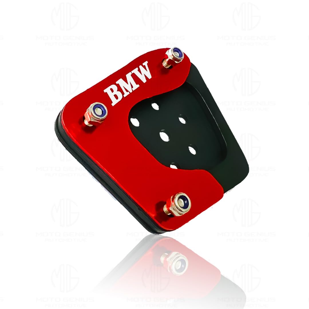 Side Stand Extender for G310GS Motorbike | Heavy Duty Parking Support and Stability Enhancer-Red - Moto Genius
