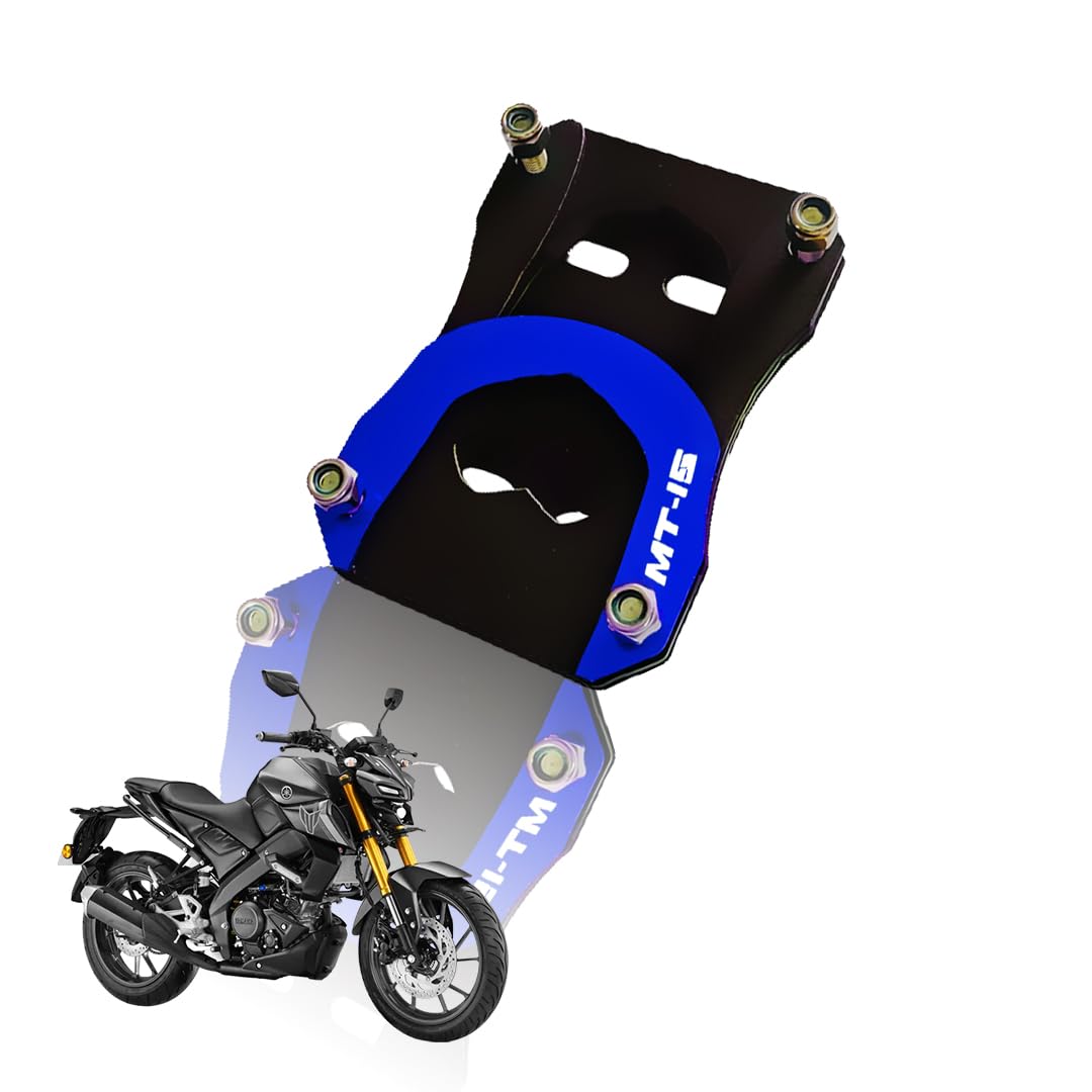 Side Stand Extender for MT 15 | Heavy Duty Parking Support and Stability Enhancer-Blue - Moto Genius