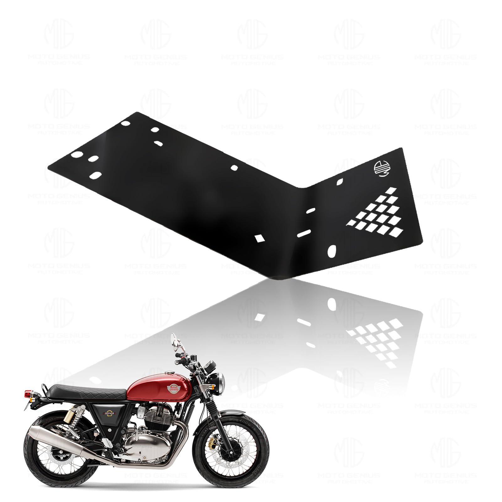 Stainless Steel Engine Guard for RE Interceptor 650 - Durable, Rust-Resistant Motorcycle Protection Guard-Black - Moto Genius