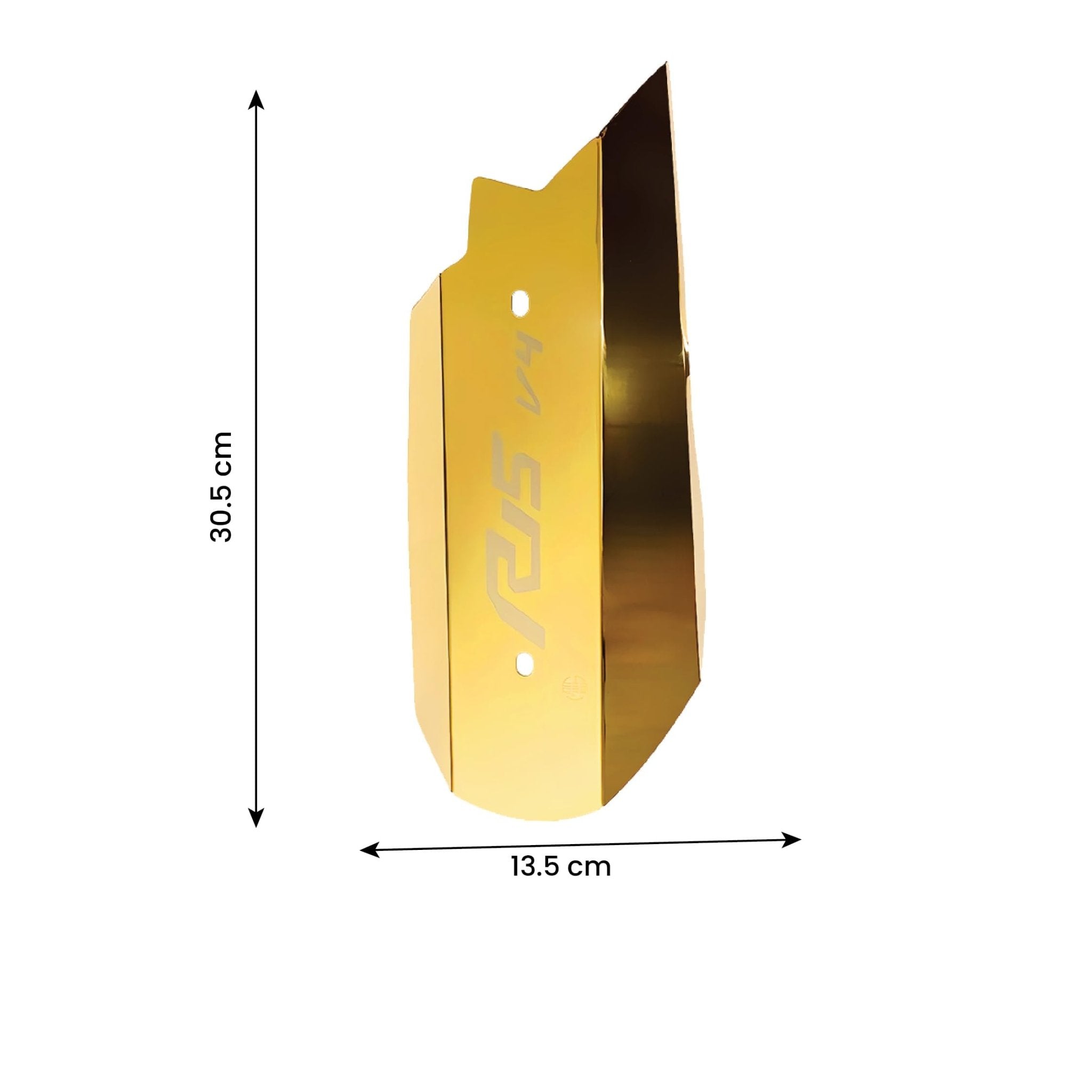 Stainless Steel Exhaust Cover Silencer Protector for R15 V4 | Premium Exhaust Heat Shield Protector for Enhanced Durability and Style | Easy Installation-Gold - Moto Genius