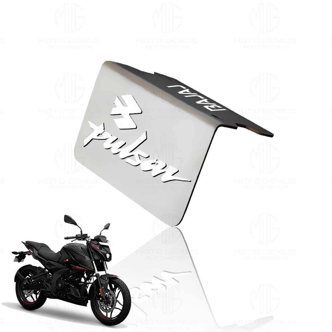Stainless Steel Front Disc Brake Fluid Reservoir Oil Cap for Pulsar Motorbike Replacement for Enhanced Durability and Performance (Pack of 1)-Silver - Moto Genius