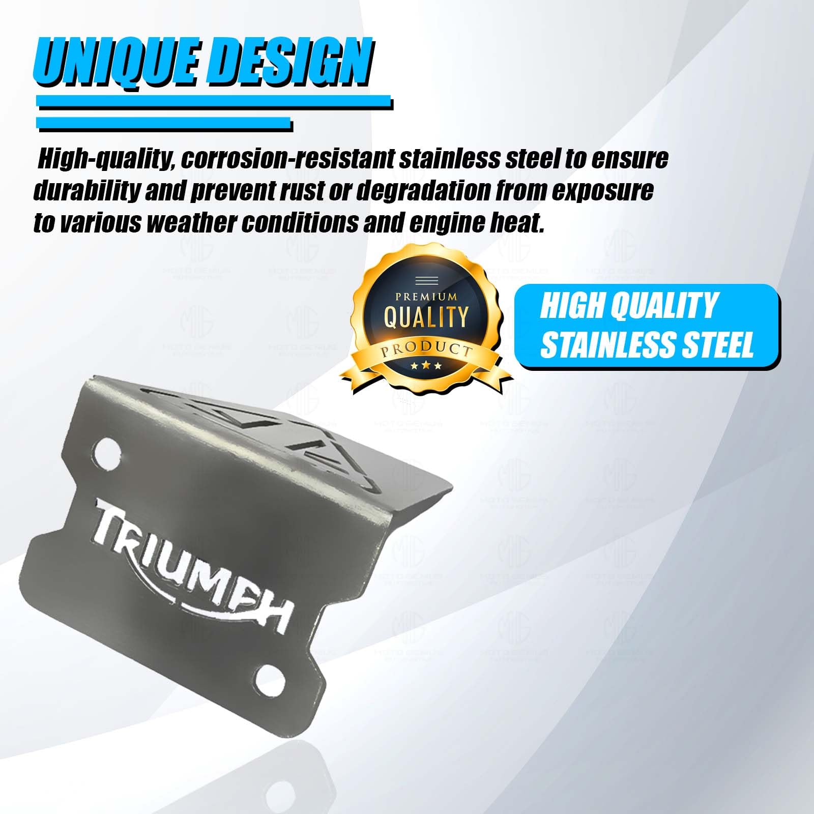 Stainless Steel Front Disc Brake Fluid Reservoir Oil Cap for Triumph Speed 400 Motorbike Quality Replacement for Enhanced Durability and Performance (Pack of 1) - Moto Genius