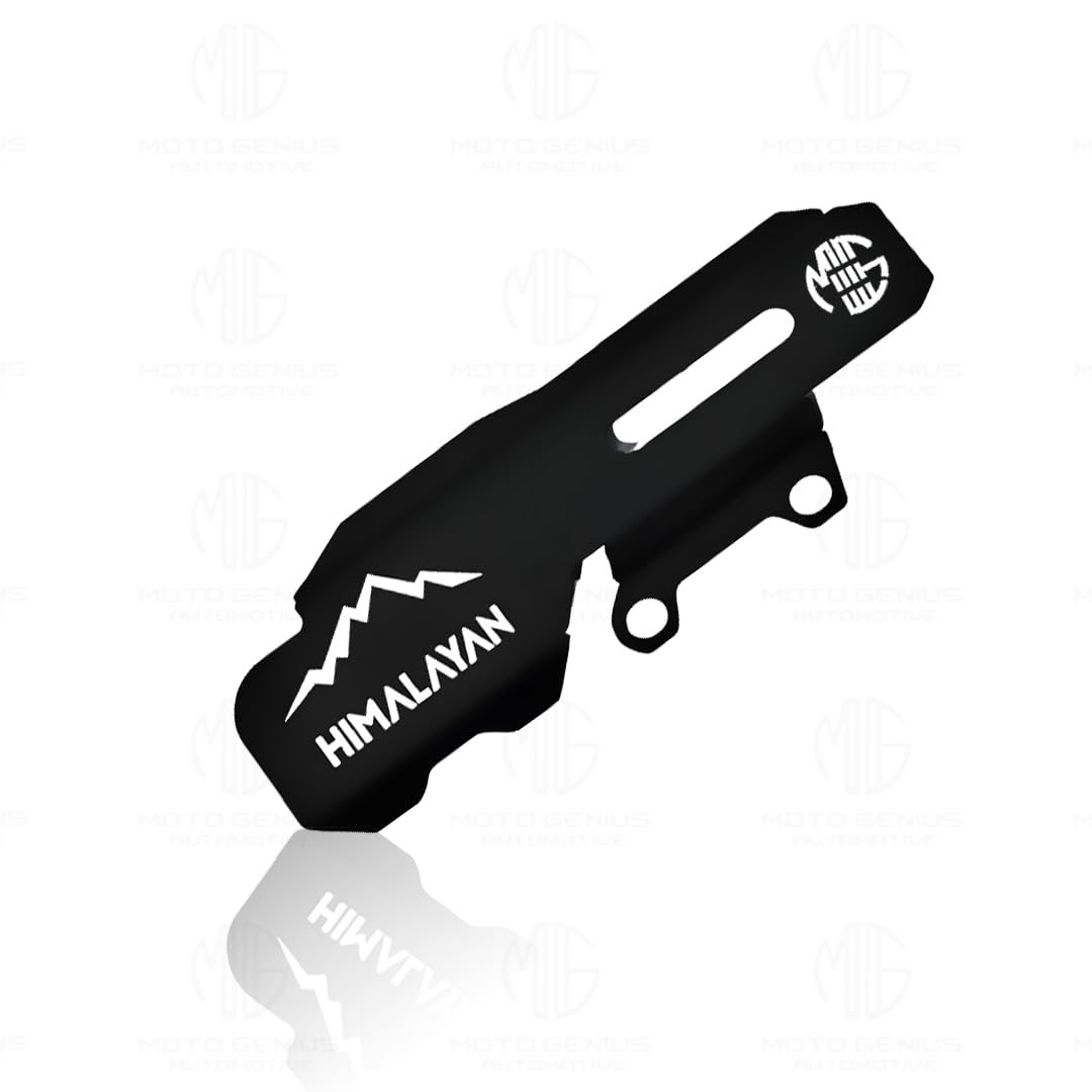 Stainless Steel Master Cylinder Guard for RE Himalayan 450 Motorbike | Impact-Resistant Protection for Motorcycle Brake Systems-Black - Moto Genius