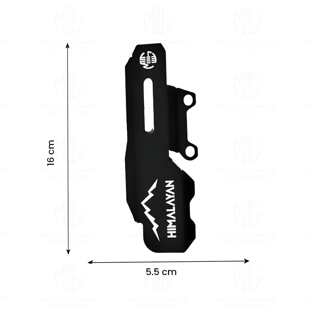 Stainless Steel Master Cylinder Guard for RE Himalayan 450 Motorbike | Impact-Resistant Protection for Motorcycle Brake Systems-Black - Moto Genius